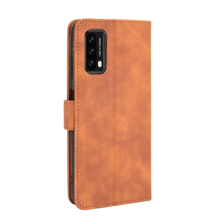 For Blackview A90 Solid Color Skin Feel Magnetic Buckle Horizontal Flip Calf Texture PU Leather Case with Holder & Card Slots & Wallet(Brown) - More Brand by PMC Jewellery | Online Shopping South Africa | PMC Jewellery