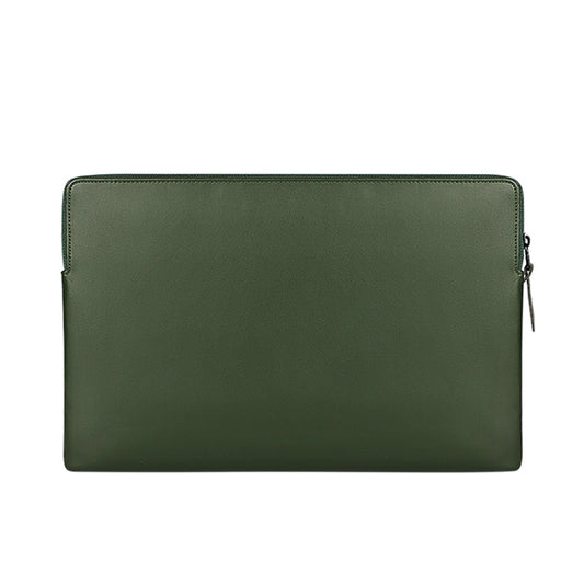 ND09 Laptop Thin and Light PU Liner Bag, Size:13.3 inch(ArmyGreen) - 13.3 inch by PMC Jewellery | Online Shopping South Africa | PMC Jewellery | Buy Now Pay Later Mobicred