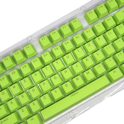 HXSJ P9 104 Keys PBT Color Mechanical Keyboard Keycaps(Green) - Other by HXSJ | Online Shopping South Africa | PMC Jewellery | Buy Now Pay Later Mobicred