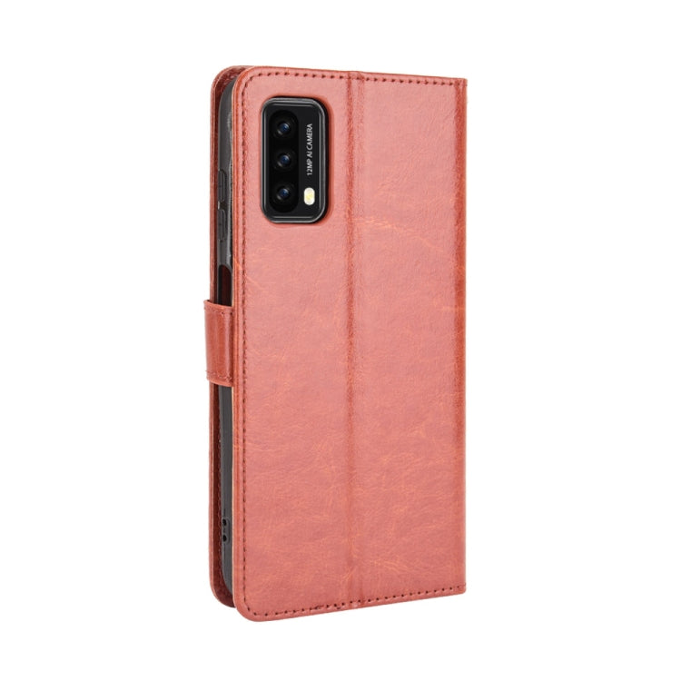 For Blackview A90 Crazy Horse Texture Horizontal Flip Leather Case with Holder & Card Slots & Lanyard(Brown) - More Brand by PMC Jewellery | Online Shopping South Africa | PMC Jewellery