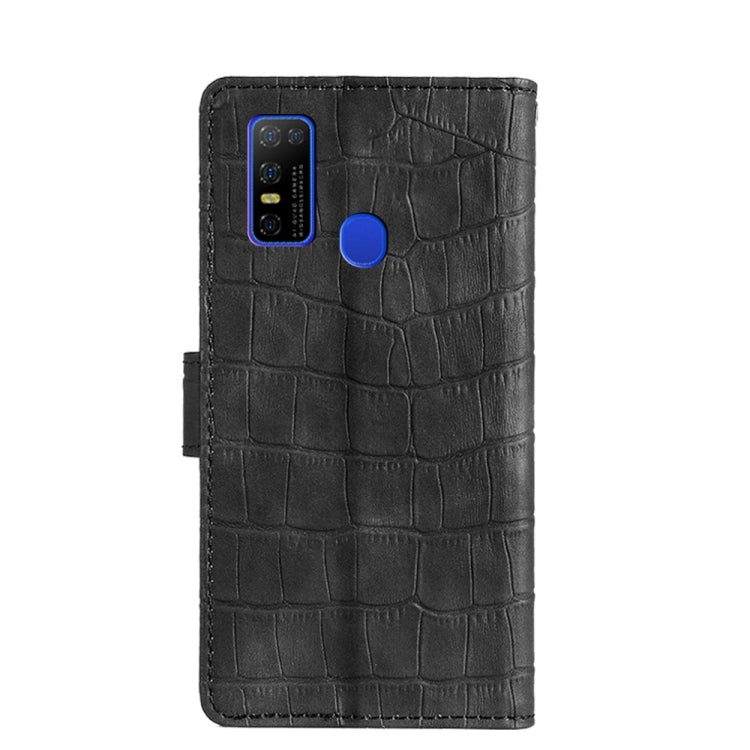 For Doogee N30 Skin Feel Crocodile Texture Magnetic Clasp Horizontal Flip PU Leather Case with Holder & Card Slots & Wallet(Black) - More Brand by PMC Jewellery | Online Shopping South Africa | PMC Jewellery | Buy Now Pay Later Mobicred