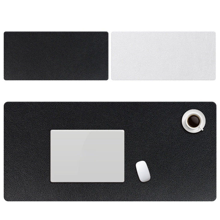 ZD01 Double-sided PU Mouse Pad Table Mat, Size: 90 x 40cm(Silver+Black) - Mouse Pads by PMC TechLife | Online Shopping South Africa | PMC TechLife | Buy Now Pay Later Mobicred