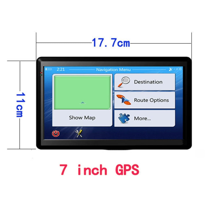 7 inch Car HD GPS Navigator 8G+128M Resistive Screen Support FM / TF Card, Specification:Europe Map - Car MP3 & MP4 & MP5 by PMC TechLife | Online Shopping South Africa | PMC TechLife | Buy Now Pay Later Mobicred