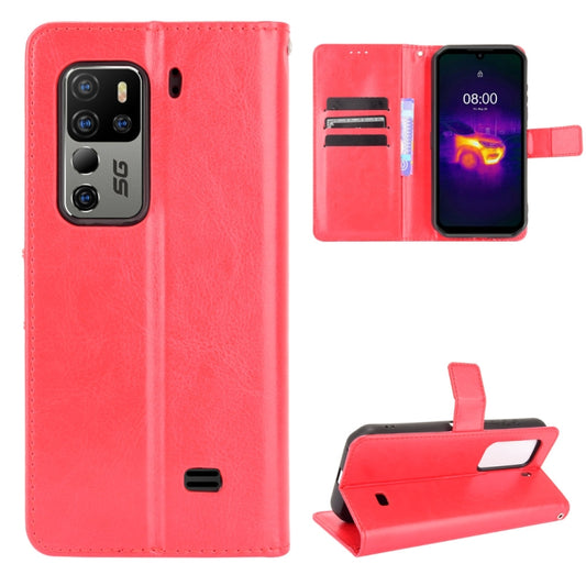 For Ulefone Armor 11 5G/11T 5G Crazy Horse Texture Horizontal Flip Leather Case with Holder & Card Slots & Lanyard(Red) - Ulefone Cases by PMC Jewellery | Online Shopping South Africa | PMC Jewellery | Buy Now Pay Later Mobicred