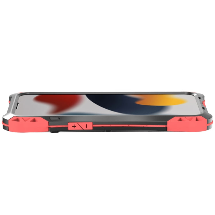 For iPhone 13 mini R-JUST AMIRA Shockproof Dustproof Waterproof Metal Protective Case (Red) - iPhone 13 mini Cases by R-JUST | Online Shopping South Africa | PMC TechLife | Buy Now Pay Later Mobicred