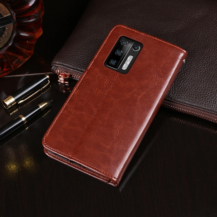 idewei Crazy Horse Texture Horizontal Flip Leather Case with Holder & Card Slots & Wallet For Doogee S97 Pro(Rose Red) - More Brand by idewei | Online Shopping South Africa | PMC Jewellery | Buy Now Pay Later Mobicred