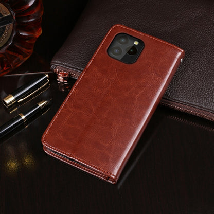 idewei Crazy Horse Texture Horizontal Flip Leather Case with Holder & Card Slots & Wallet For Oukitel C21 Pro(Red) - More Brand by idewei | Online Shopping South Africa | PMC Jewellery | Buy Now Pay Later Mobicred