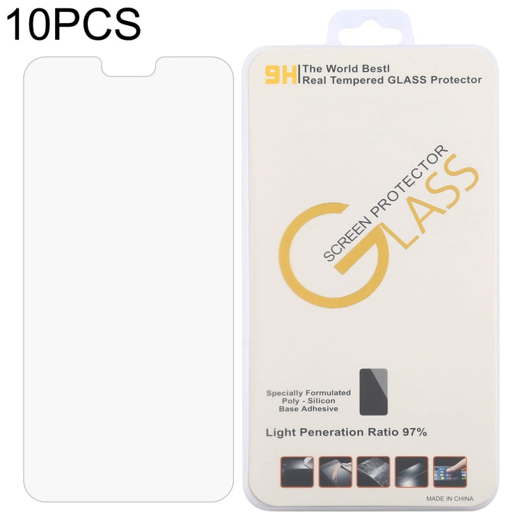 For Doogee N10 10 PCS 0.26mm 9H 2.5D Tempered Glass Film - For Doogee by PMC Jewellery | Online Shopping South Africa | PMC Jewellery | Buy Now Pay Later Mobicred