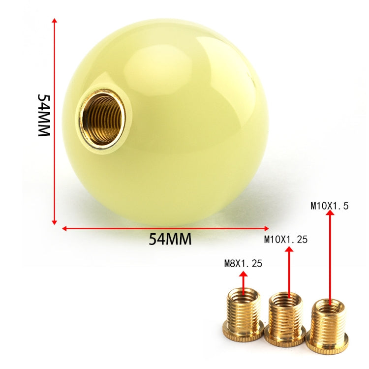SK-1042 Universal Car Round Luminous Shift Knob with Adapters(Grenn) - Shift Knob by PMC TechLife | Online Shopping South Africa | PMC TechLife | Buy Now Pay Later Mobicred