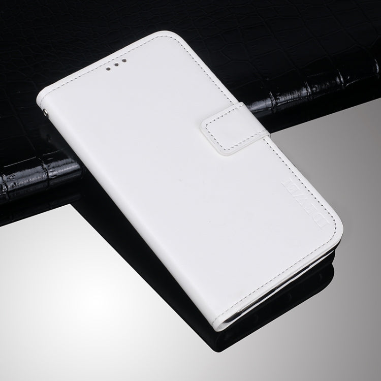 idewei Crazy Horse Texture Horizontal Flip Leather Case with Holder & Card Slots & Wallet For Tecno Spark 7P(White) - free shipping - PMC TechLife - Order now!