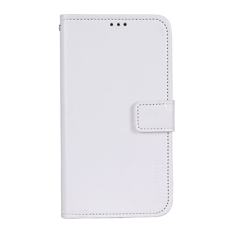 For iPhone 13 mini idewei Crazy Horse Texture Horizontal Flip Leather Case with Holder & Card Slots & Wallet (White) - iPhone 13 mini Cases by idewei | Online Shopping South Africa | PMC TechLife | Buy Now Pay Later Mobicred