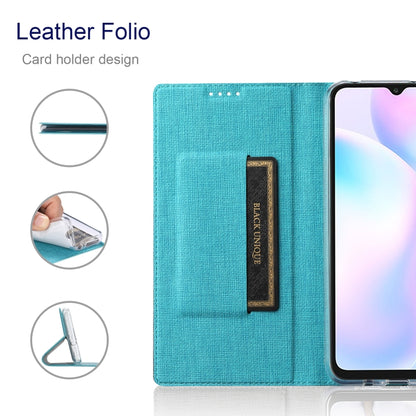 For Sharp Aquos R6 ViLi DMX Series Shockproof TPU + PU Leather Magnetic Attraction Horizontal Flip Case with Card Slot & Holder(Blue) - More Brand by ViLi | Online Shopping South Africa | PMC Jewellery | Buy Now Pay Later Mobicred