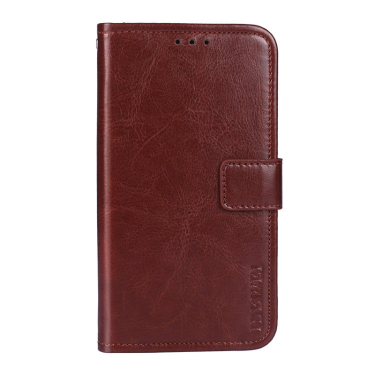 For Ulefone Armor 11 5G idewei Crazy Horse Texture Horizontal Flip Leather Case with Holder & Card Slots & Wallet(Brown) - More Brand by idewei | Online Shopping South Africa | PMC Jewellery | Buy Now Pay Later Mobicred