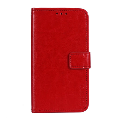 For Ulefone Armor 11 5G idewei Crazy Horse Texture Horizontal Flip Leather Case with Holder & Card Slots & Wallet(Red) - Ulefone Cases by idewei | Online Shopping South Africa | PMC Jewellery | Buy Now Pay Later Mobicred