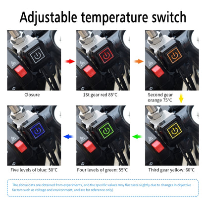 ZH-1314A1 Strap Type Motorcycle 12V Heating Handle SAE Port Quick Installation and Removal Handle - Grips by PMC Jewellery | Online Shopping South Africa | PMC Jewellery | Buy Now Pay Later Mobicred