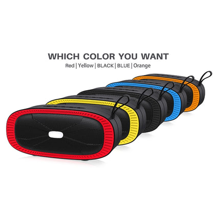 NewRixing NR-4022 TWS Two-color Bluetooth Speaker with Handle(Orange) - Desktop Speaker by NewRixing | Online Shopping South Africa | PMC Jewellery | Buy Now Pay Later Mobicred