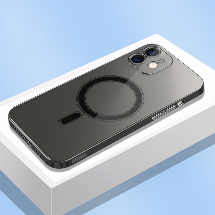 For iPhone 11 Classic Electroplating Shockproof Magsafe Case (Black) - iPhone 11 Cases by PMC TechLife | Online Shopping South Africa | PMC TechLife