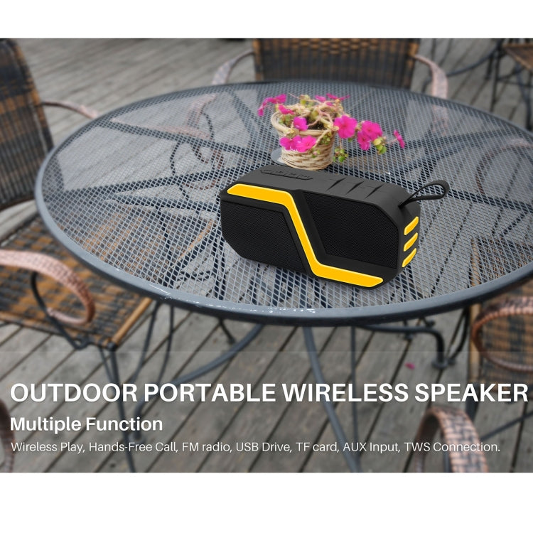 NewRixing NR-5019 Outdoor Portable Bluetooth Speaker, Support Hands-free Call / TF Card / FM / U Disk(Blue) - Desktop Speaker by NewRixing | Online Shopping South Africa | PMC Jewellery | Buy Now Pay Later Mobicred