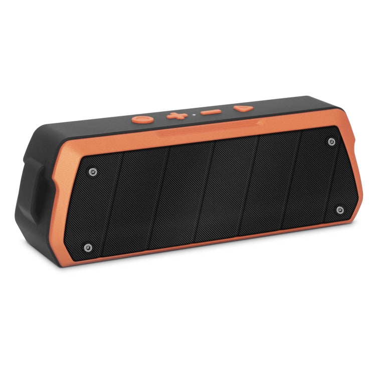 NewRixing NR-5000 IPX5 High Fidelity Bluetooth Speaker, Support Hands-free Call / TF Card / FM / U Disk(Orange) - Desktop Speaker by NewRixing | Online Shopping South Africa | PMC Jewellery | Buy Now Pay Later Mobicred