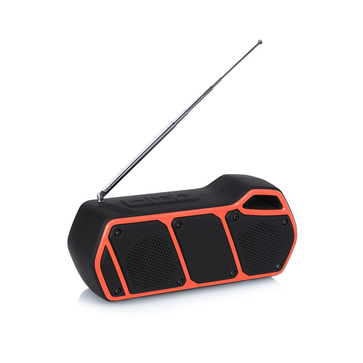 NewRixing NR-5011fm Outdoor Portable Bluetooth Speakerr, Support Hands-free Call / TF Card / FM / U Disk(Orange) - Desktop Speaker by NewRixing | Online Shopping South Africa | PMC Jewellery | Buy Now Pay Later Mobicred