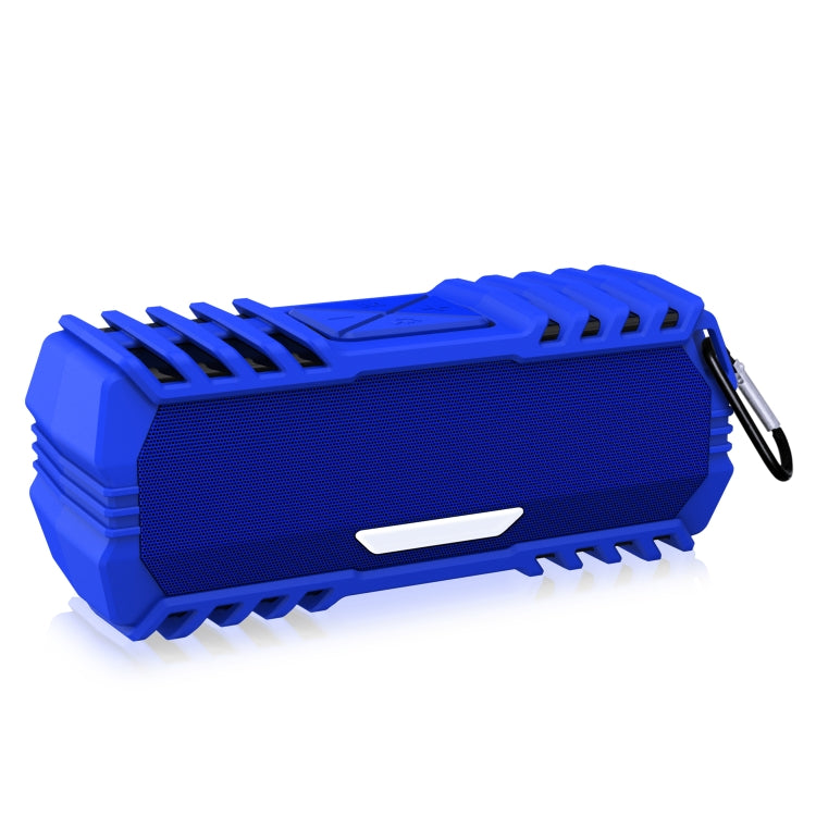 NewRixing NR-5015 Outdoor Portable Bluetooth Speakerr with Hook, Support Hands-free Call / TF Card / FM / U Disk(Blue) - Desktop Speaker by NewRixing | Online Shopping South Africa | PMC Jewellery | Buy Now Pay Later Mobicred