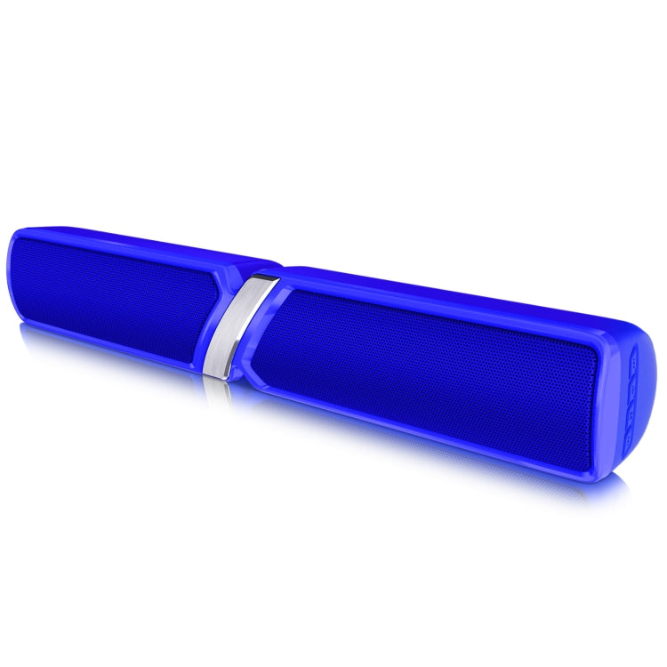 NewRixing NR-6017 Outdoor Portable Bluetooth Speaker, Support Hands-free Call / TF Card / FM / U Disk(Blue) - free shipping - PMC Jewellery - Order now!