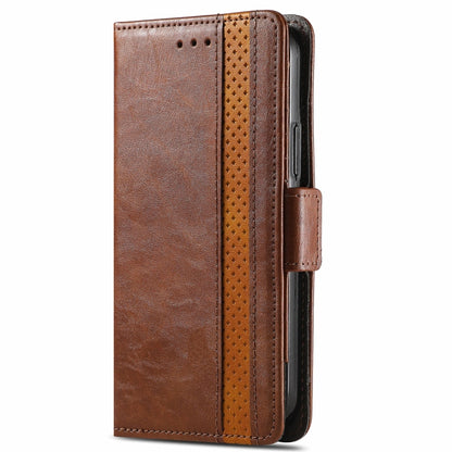 For Blackview A100 CaseNeo Business Splicing Dual Magnetic Buckle Horizontal Flip PU Leather Case with Holder & Card Slots & Wallet(Brown) - More Brand by PMC Jewellery | Online Shopping South Africa | PMC Jewellery | Buy Now Pay Later Mobicred