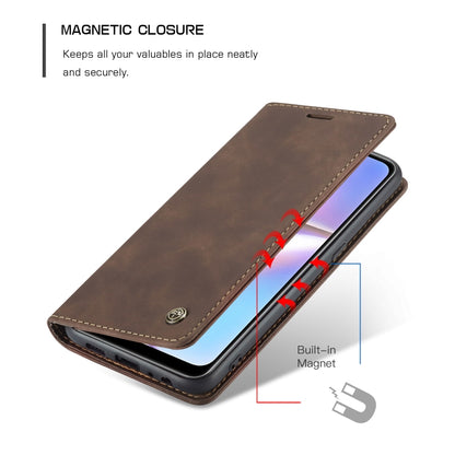 For Galaxy A10s CaseMe-013 Multifunctional Horizontal Flip Leather Case with Card Slot & Holder & Wallet(Coffee) - Galaxy Phone Cases by CaseMe | Online Shopping South Africa | PMC Jewellery | Buy Now Pay Later Mobicred