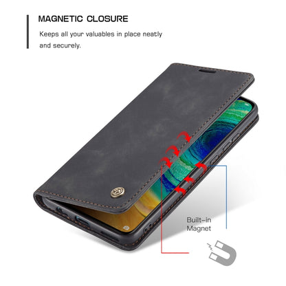 For Huawei Mate 30 4G / 5G CaseMe-013 Multifunctional Horizontal Flip Leather Case with Card Slot & Holder & Wallet(Black) - Huawei Cases by CaseMe | Online Shopping South Africa | PMC Jewellery | Buy Now Pay Later Mobicred