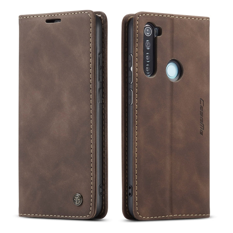 For Xiaomi Redmi Note 8 CaseMe-013 Multifunctional Horizontal Flip Leather Case with Card Slot & Holder & Wallet(Coffee) - Xiaomi Cases by CaseMe | Online Shopping South Africa | PMC Jewellery | Buy Now Pay Later Mobicred