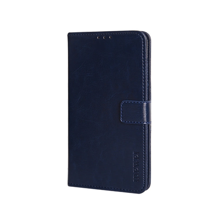 For UMIDIGI A11 Pro Max idewei Crazy Horse Texture Horizontal Flip Leather Case with Holder & Card Slots & Wallet(Dark Blue) - More Brand by idewei | Online Shopping South Africa | PMC Jewellery | Buy Now Pay Later Mobicred