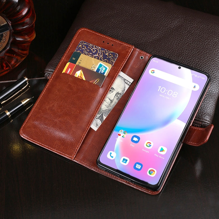 For UMIDIGI A11 Pro Max idewei Crazy Horse Texture Horizontal Flip Leather Case with Holder & Card Slots & Wallet(Dark Blue) - More Brand by idewei | Online Shopping South Africa | PMC Jewellery | Buy Now Pay Later Mobicred