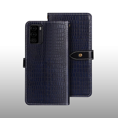 For U-MAGIC 30e idewei Crocodile Texture Horizontal Flip Leather Case with Holder & Card Slots & Wallet(Black) - More Brand by idewei | Online Shopping South Africa | PMC Jewellery | Buy Now Pay Later Mobicred