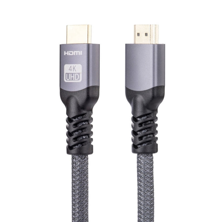 HDMI 2.0 Male to HDMI 2.0 Male 4K Ultra-HD Braided Adapter Cable, Cable Length:5m(Grey) - Cable by PMC Jewellery | Online Shopping South Africa | PMC Jewellery | Buy Now Pay Later Mobicred