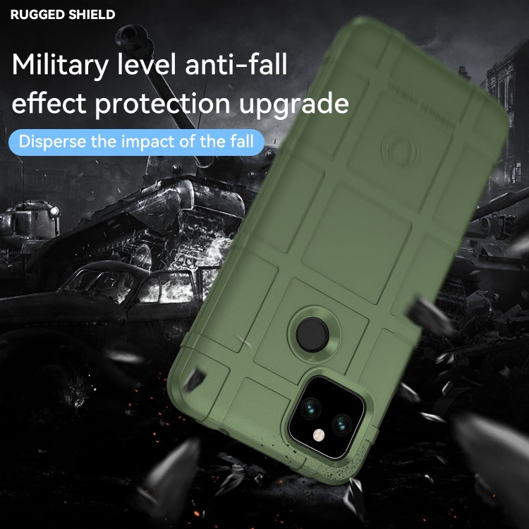 For Google Pixel 5a 5G Full Coverage Shockproof TPU Case(Green) - Google Cases by PMC Jewellery | Online Shopping South Africa | PMC Jewellery | Buy Now Pay Later Mobicred