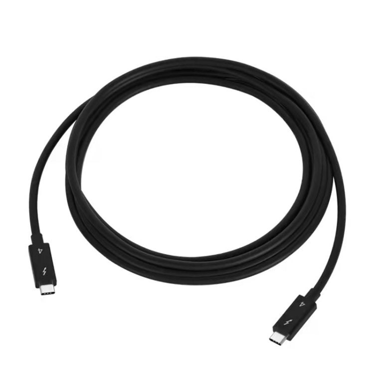 USB-C / Type-C Male to USB-C / Type-C Male Multi-function Transmission Cable for Thunderbolt 4, Cable Length:1.2m(Black) - Cable & Adapters by PMC Jewellery | Online Shopping South Africa | PMC Jewellery | Buy Now Pay Later Mobicred