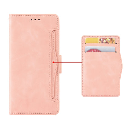 For Doogee S88 Plus / S88 Pro Skin Feel Calf Pattern Horizontal Flip Leather Case with Holder & Card Slots & Photo Frame(Pink) - More Brand by PMC Jewellery | Online Shopping South Africa | PMC Jewellery | Buy Now Pay Later Mobicred