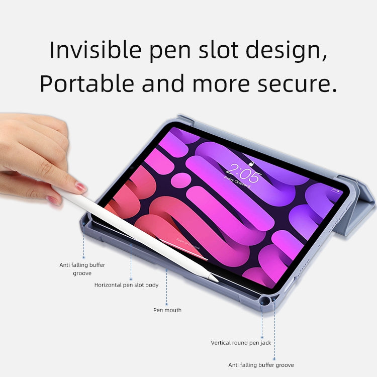For iPad mini 6 / mini 2024 Mutural Pinyue Series Horizontal Flip Tablet Case with Holder & Pen Slot & Sleep / Wake-up Function(Pink) - free shipping - PMC TechLife - Order now!