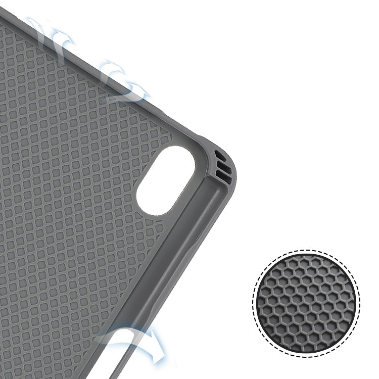 For iPad mini 6 / mini 2024 Mutural YASHI Series Cloth Pattern Texture Horizontal Flip Tablet Case(Black) - free shipping - PMC TechLife - Order now!