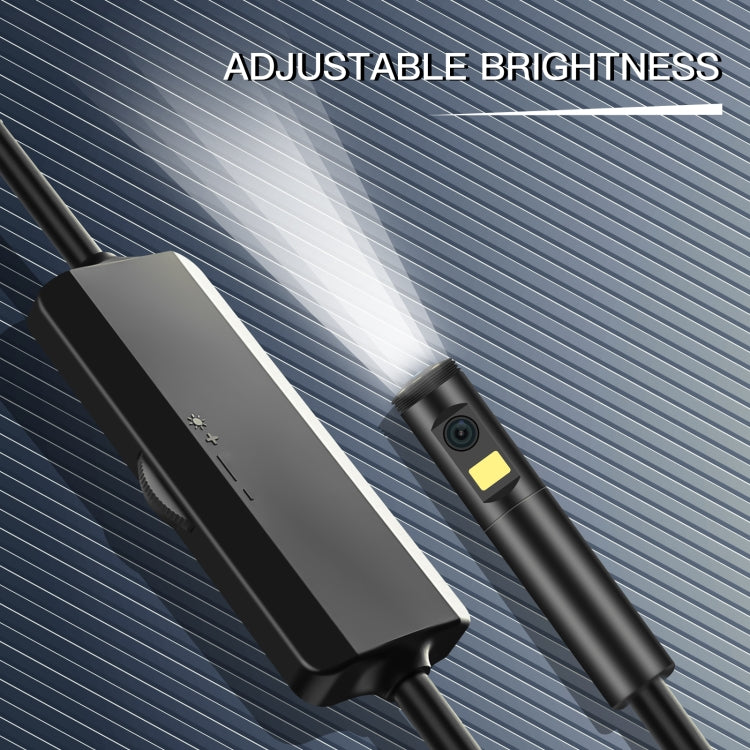 AN100 3 in 1 IP68 Waterproof USB-C / Type-C + Micro USB + USB Dual Cameras Industrial Digital Endoscope with 9 LEDs, Support Android System, Lens Diameter: 8mm, Length:1m Hard Cable -  by PMC TechLife | Online Shopping South Africa | PMC TechLife | Buy Now Pay Later Mobicred