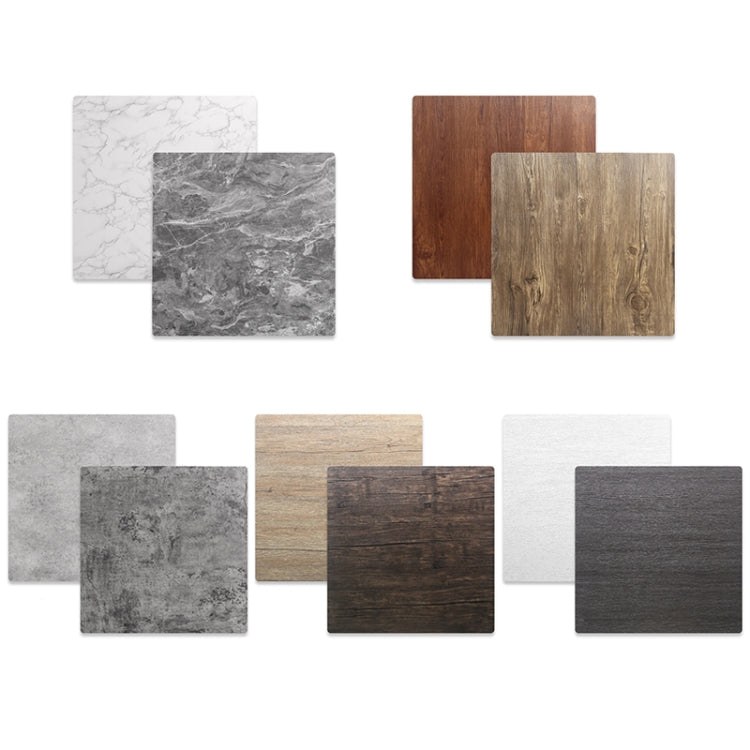 60 x 60cm Double Sides Retro PVC Photography Backdrops Board(Dark Light Wood Grain) - Wood Floor by PMC TechLife | Online Shopping South Africa | PMC TechLife | Buy Now Pay Later Mobicred