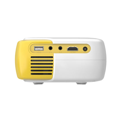 DR-860 1920x1080 1000 Lumens Portable Home Theater LED Projector, Plug Type:AU Plug(Yellow  White) - LED Projector by PMC Jewellery | Online Shopping South Africa | PMC Jewellery | Buy Now Pay Later Mobicred