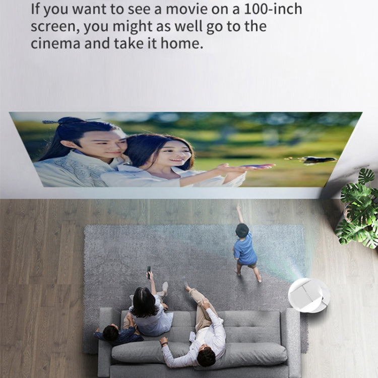 YG450 1280x720 1500 Lumens Portable Home Theater LED HD Projector, Plug Type:US Plug(White) - LED Projector by PMC Jewellery | Online Shopping South Africa | PMC Jewellery | Buy Now Pay Later Mobicred