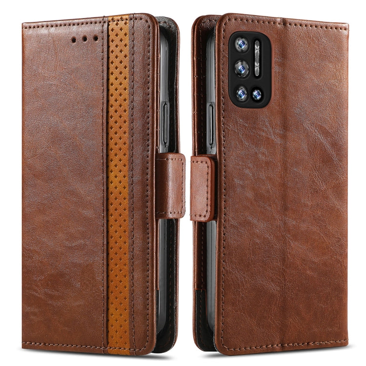 For Doogee N40 Pro CaseNeo Splicing Dual Magnetic Buckle Leather Case with Holder & Card Slots & Wallet(Brown) - More Brand by PMC Jewellery | Online Shopping South Africa | PMC Jewellery | Buy Now Pay Later Mobicred