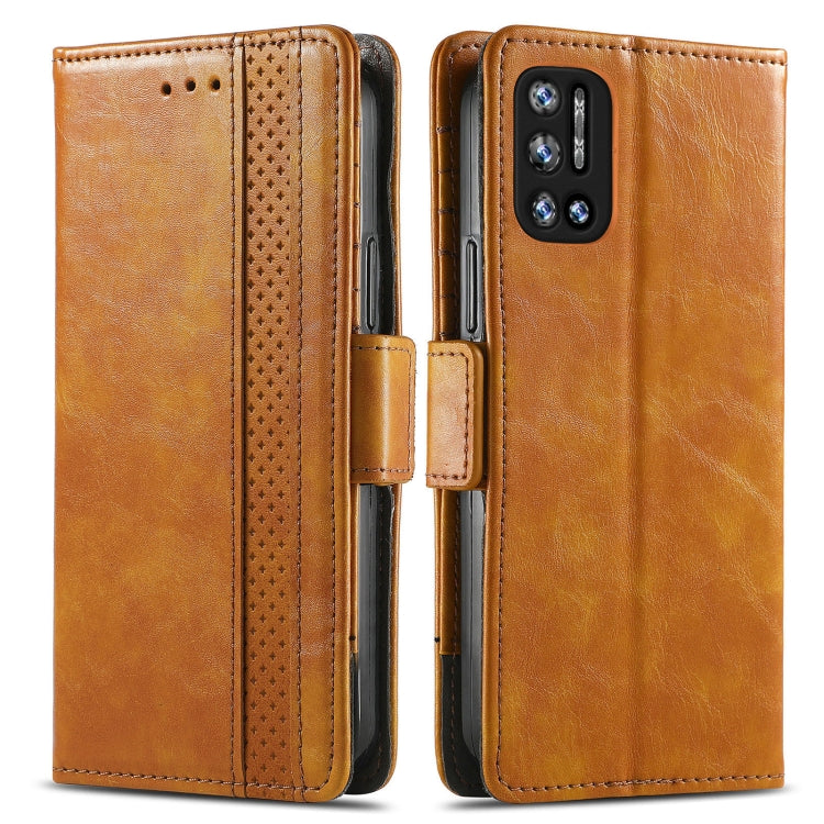 For Doogee N40 Pro CaseNeo Splicing Dual Magnetic Buckle Leather Case with Holder & Card Slots & Wallet(Khaki) - More Brand by PMC Jewellery | Online Shopping South Africa | PMC Jewellery | Buy Now Pay Later Mobicred