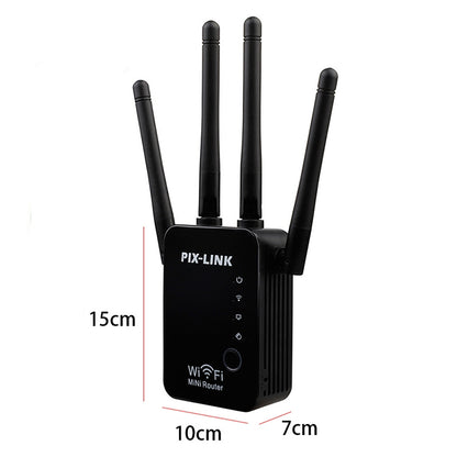 Wireless Smart WiFi Router Repeater with 4 WiFi Antennas, Plug Specification:US Plug(White) - Wireless Routers by PMC Jewellery | Online Shopping South Africa | PMC Jewellery | Buy Now Pay Later Mobicred