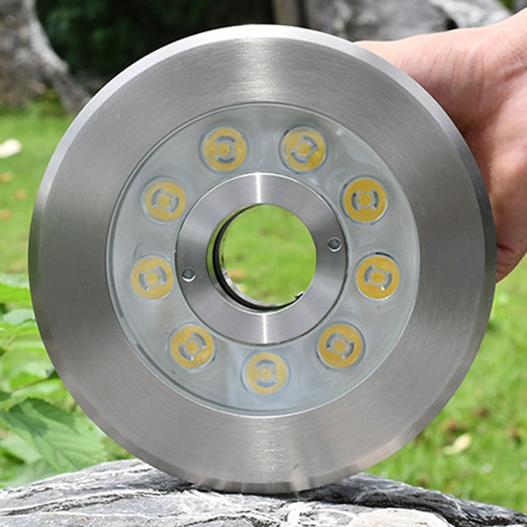9W Landscape Ring LED Stainless Steel Underwater Fountain Light(White Light) - Underwater Lights by PMC TechLife | Online Shopping South Africa | PMC TechLife | Buy Now Pay Later Mobicred