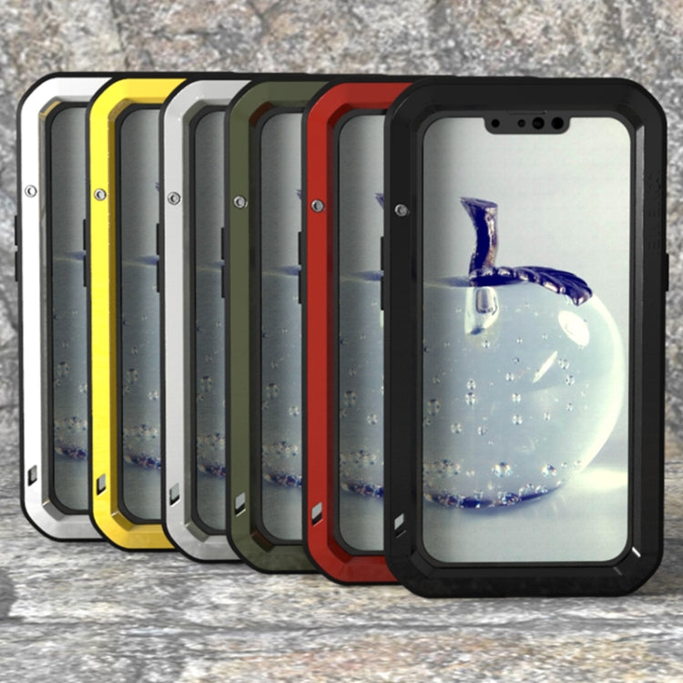 For iPhone 13 Pro Max LOVE MEI Metal Shockproof Life Waterproof Dustproof Protective Phone Case (Yellow) - iPhone 13 Pro Max Cases by LOVE MEI | Online Shopping South Africa | PMC TechLife | Buy Now Pay Later Mobicred