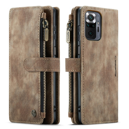 For Xiaomi Redmi Note 10 Pro 4G / Redmi Note 10 Pro Max CaseMe-C30 Multifunctional Horizontal Flip PU + TPU Phone Case(Brown) - Xiaomi Cases by CaseMe | Online Shopping South Africa | PMC Jewellery | Buy Now Pay Later Mobicred