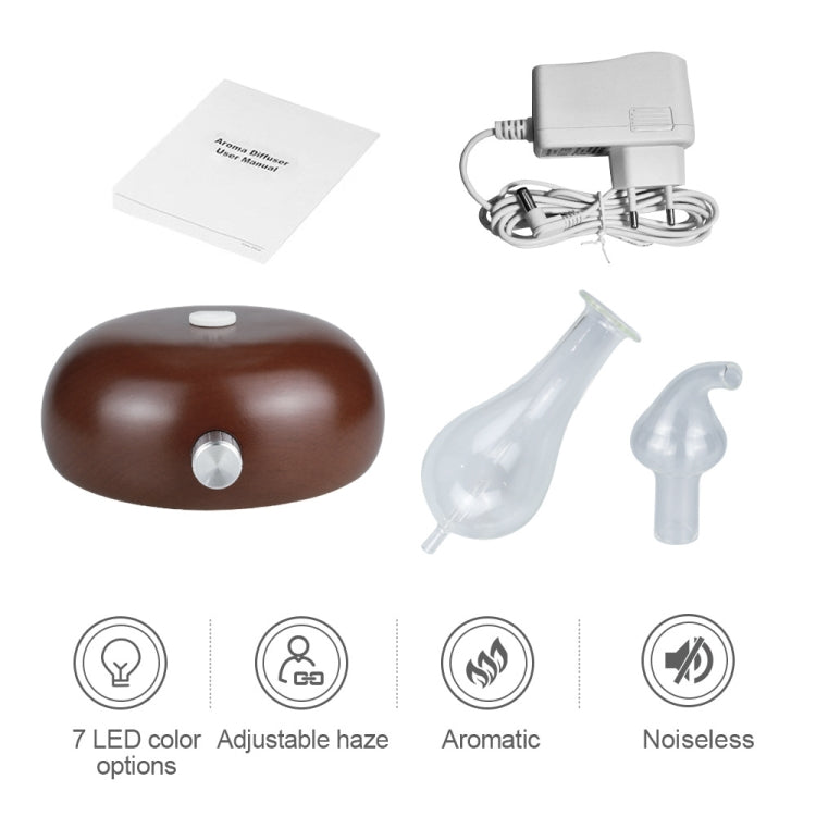 Wood Essential Oil Diffuser Aromatherapy Machine Automatic Alcohol Sprayer, Plug Specification:AU Plug(Dark Brown) - free shipping - PMC TechLife - Order now!
